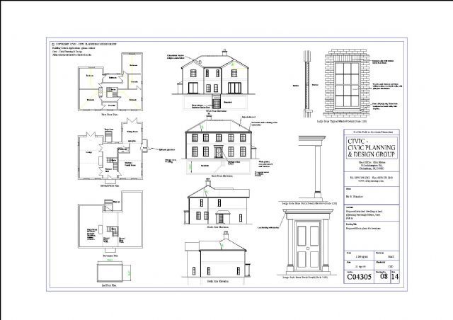Proposed floor plans for a community and leisure facility
