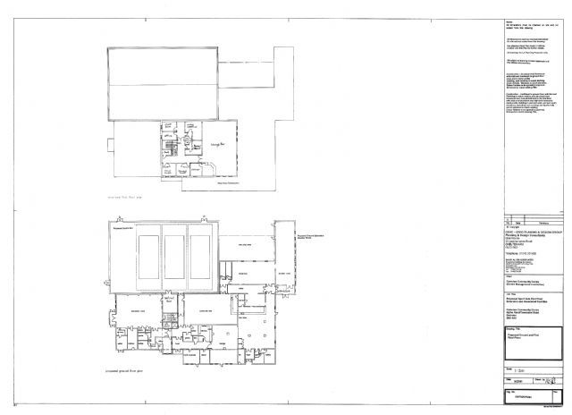 Proposed extension floor plan