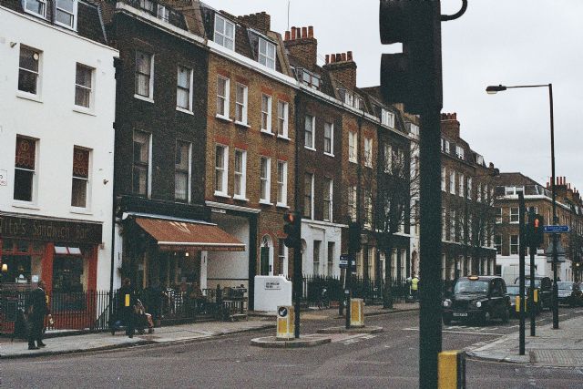 Street frontage in central London